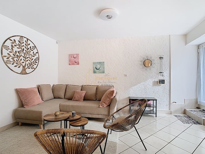 L'îlot Cosy, 37m2, 1 Terrasse, 1 Chambre, 3 Pers - Voiron