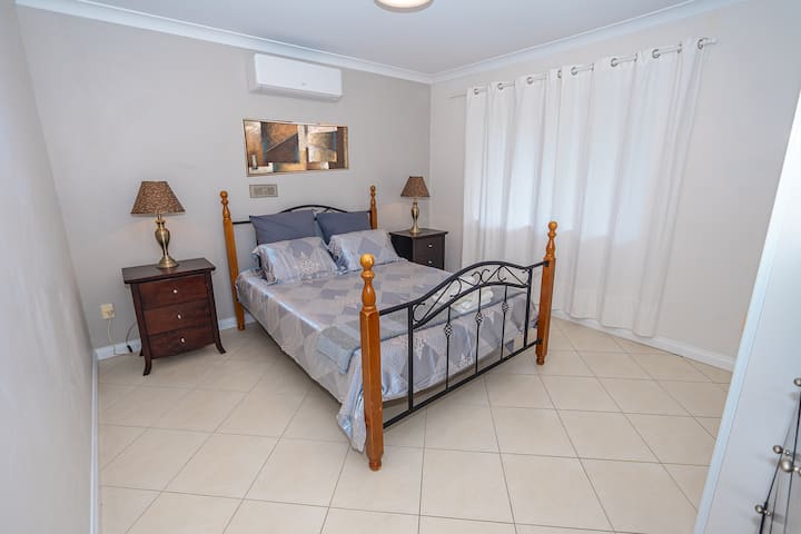Master Bedroom features split-system air-conditioner.