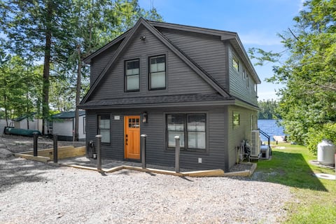 New House on Big Sebago w/ Private Water Frontage!