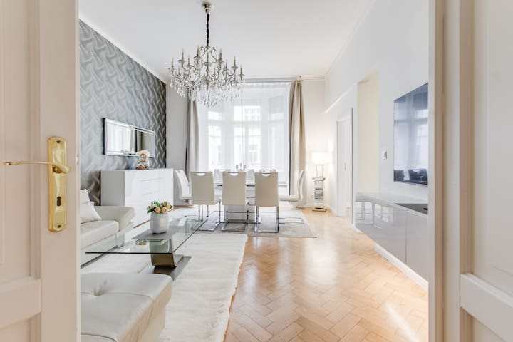 Luxury Riverside Apartment in the Center of Prague