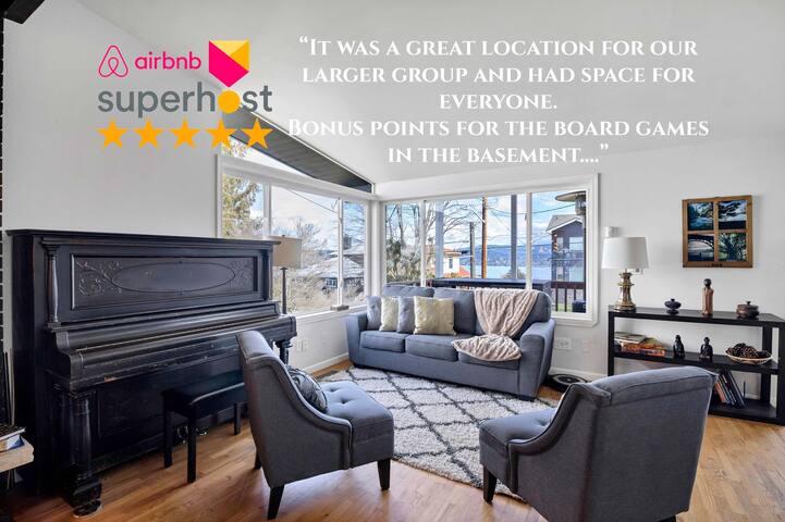 FREE NIGHT! Lake WA View | Groups| 15 Min>DT & SEA gallery image 2