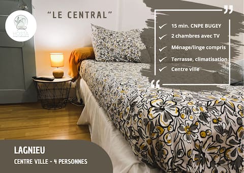 Central_ Spacious air-conditioned 2 bedroom, terrace