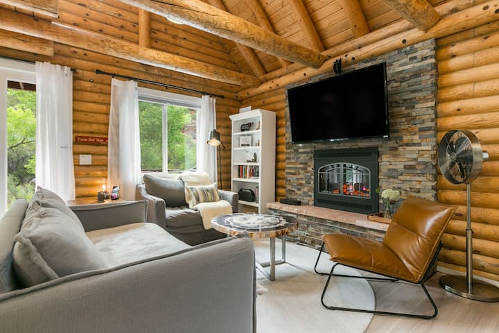 Удобен електричен камин