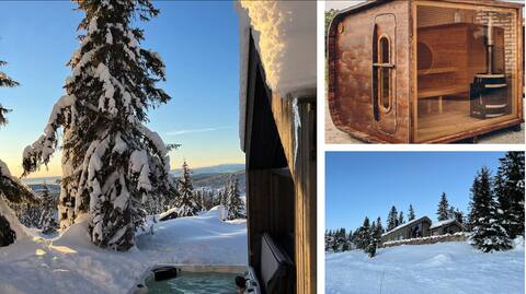 To designhytter - Jacuzzi & Sauna