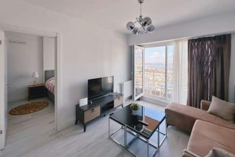 Sea view modern apartment ev 1+1