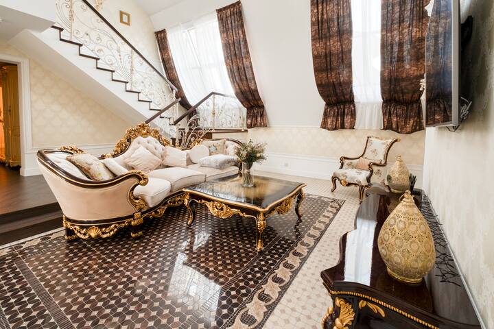 Luxury rooftop Prague Castle View l AC l terrace gallery image 2