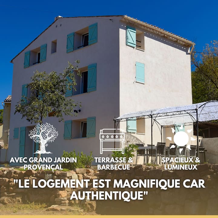 Bastide Tante Rose : Provence Authentique Moderne - Le Muy
