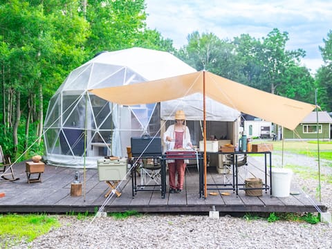 Glamping Loft Dome at the Foot of Mt. Yotei