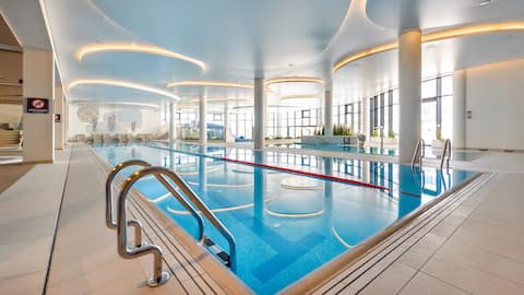 Polanki Aqua Apartament 106 C z basenem w obiekcie