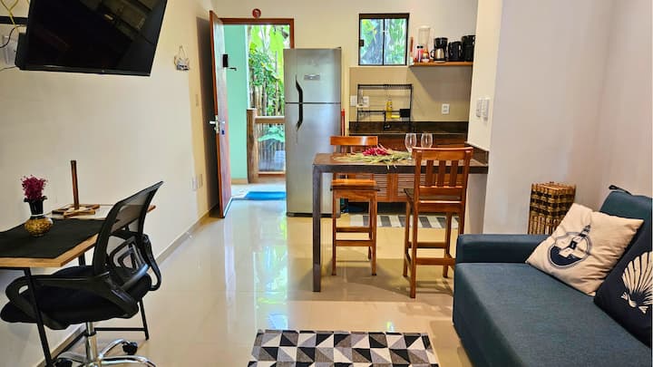 Flat Jubarte - Pituba Street / City Center - Itacaré