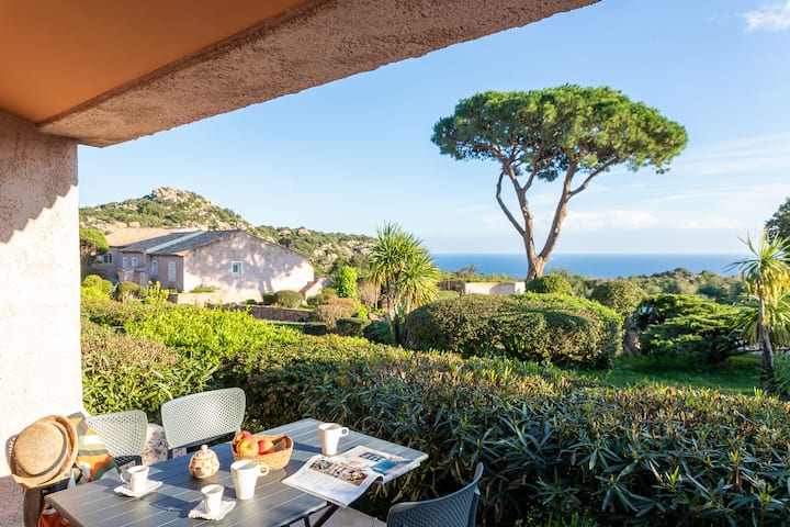 Appartement T2 Vue Jardin & Mer - Palombaggia