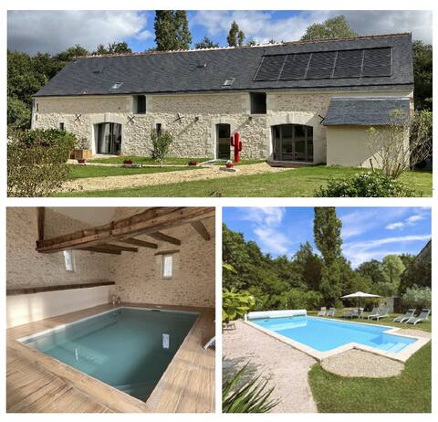 Le Golden: 12-person gîte with pool access