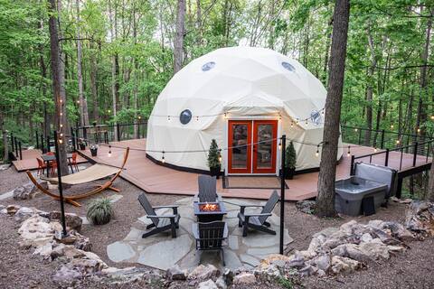 StayAround Dome ~ Unique & Tranquil Gem ~ Hot Tub