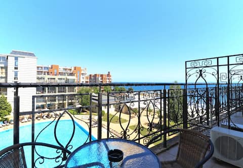 ツRomantic Seaview Studio Pomorie