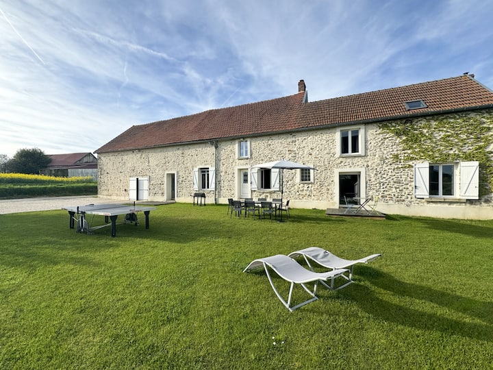 La Longère Champenoise - Billard, Home Cinéma - Montmirail