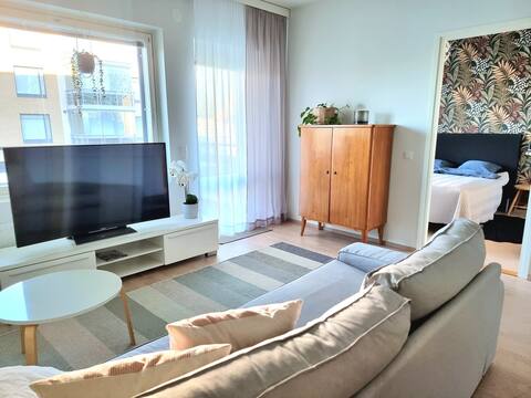 Magnificent apartment with private sauna and lake view