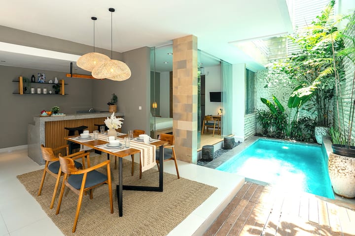 Nouvelle villa 2BR près de Seminyak, Legian et Kuta - Villas à louer à  Kecamatan Kuta, Bali, Indonésie - Airbnb