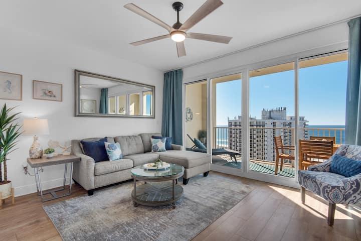 Blue-tiful Oceanview Condo *Steps To The Beach* - Miramar Beach, FL