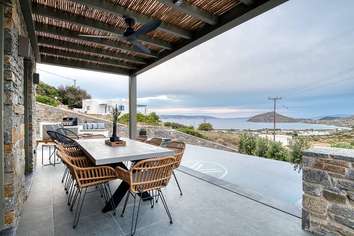 Villa Anat ‘Above’ Paros, Private Pool + Sea View gallery image 2
