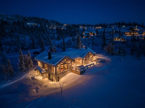 Log cabin at Kvitfjell Vest