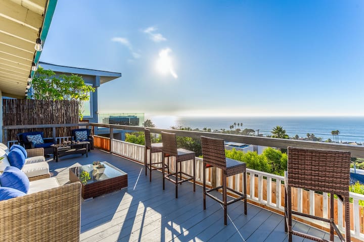 Ocean Surf to Horizon Best Views in Sunset Cliffs!