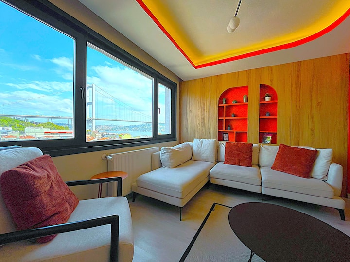 Magnificent Duplex With Bosphorus View In Ortakoy - Kartal