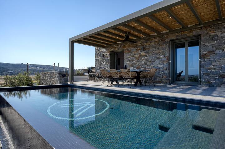 Villa Anat ‘Below’ Paros, Private Pool + Sea View  gallery image 3