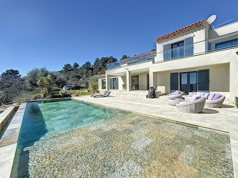 Villa with panoramic views