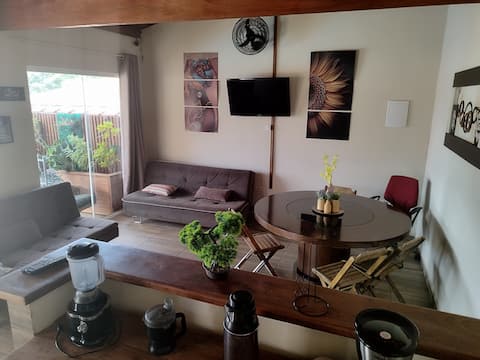 Popular Airbnb listing: Beautiful Farmhouse 2 Chalets + 1 Cabin. Pet Friendly in Boituva