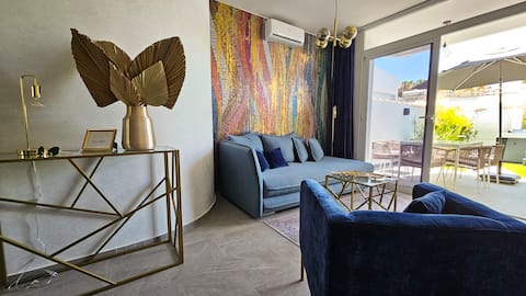 Top Airbnb: Beach Club Mediterranean Garden en Mogán