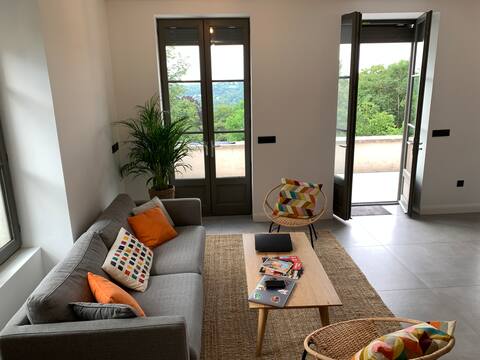 Successful Airbnb property: Charming house with terrace and garden in Caluire Et Cuire