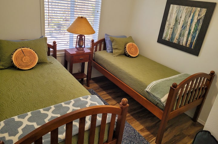 These are Twin XL (adult length) twin beds.