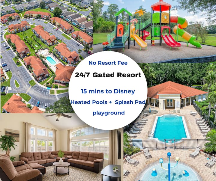 Disney 4br | 2 Masters | Gated Resort-15min Parks - Kissimmee