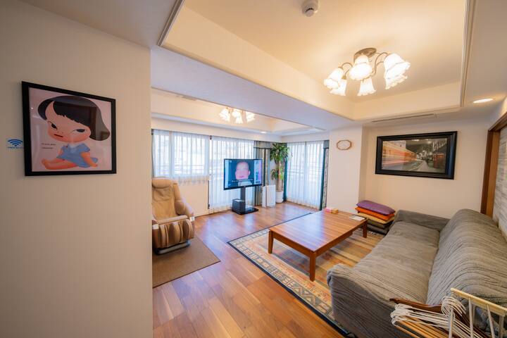 上野/新宿/池袋/JR步行3分钟/豪华按摩椅/电梯/双卫生间/独立楼层/270度景观/商業街1分鐘 gallery image 5