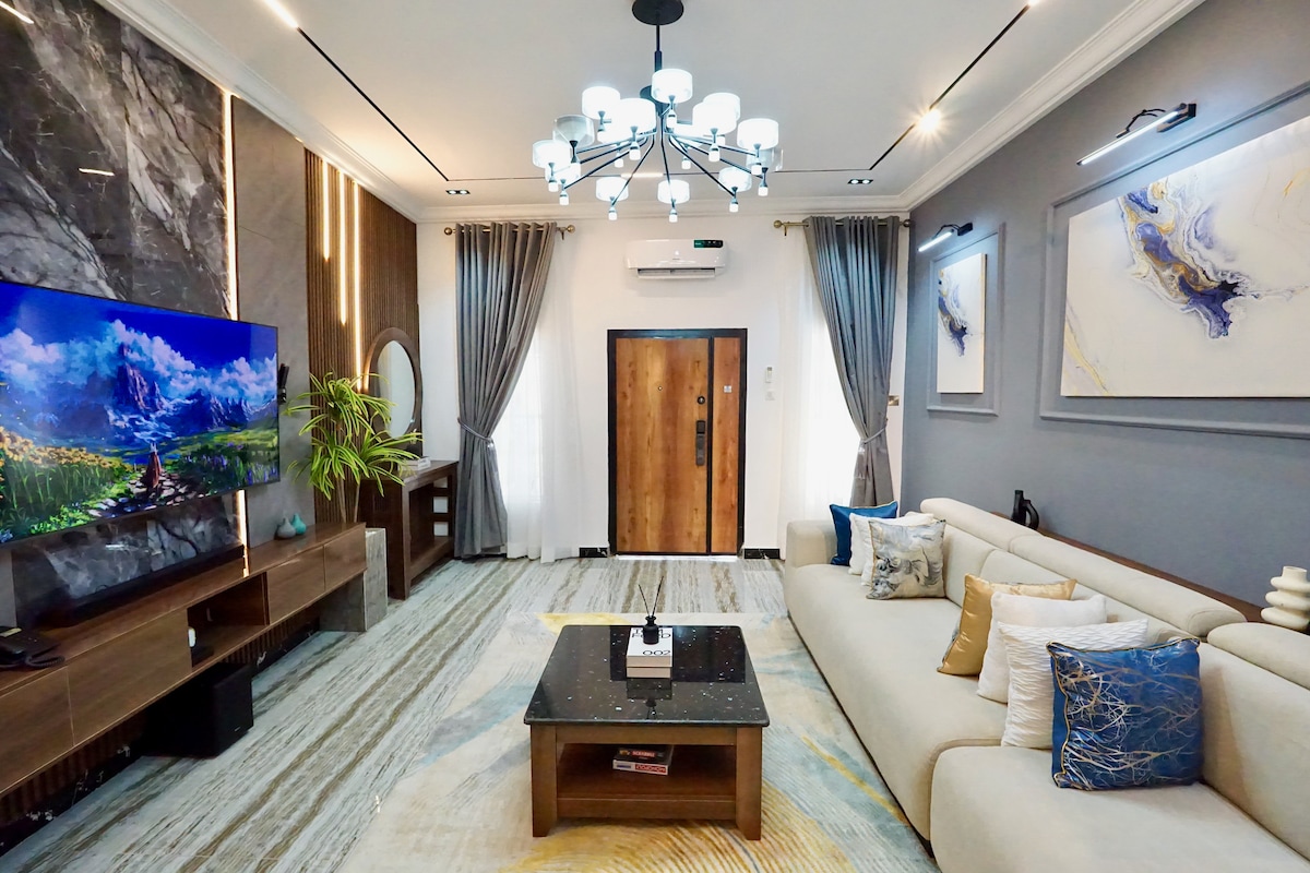 Contemporary Nigerian residential interior in Lagos