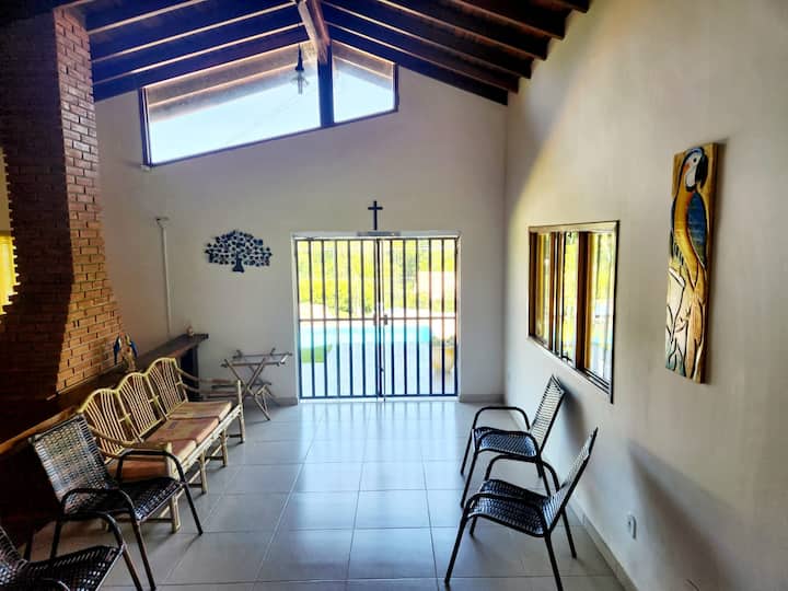 Chácara (Sitio Do Vovô) + Quadra De Areia Poli - Guararema