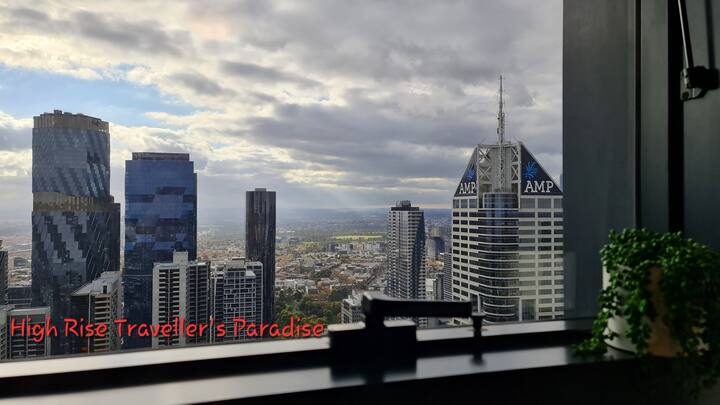 Melbourne Cbd Southern Cross Skyline View Balcony - Melbourne