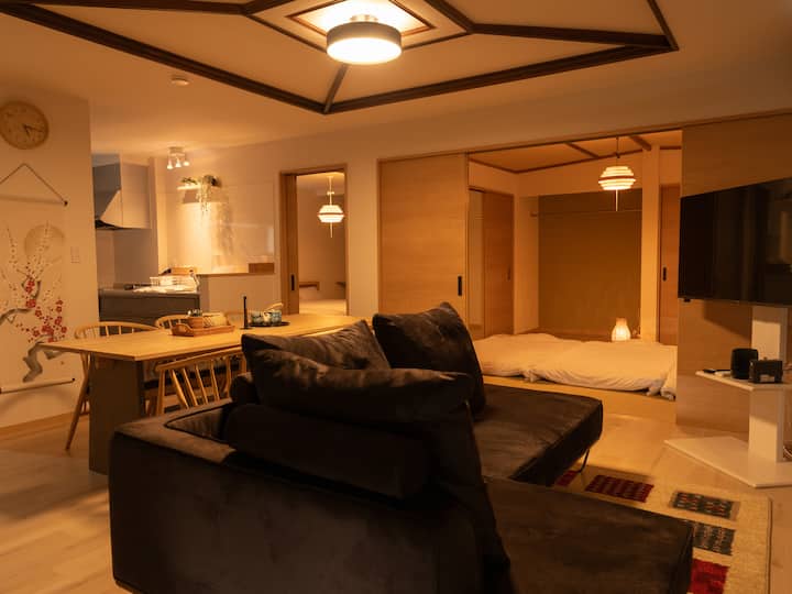 Near Furano SkiResort&Lavender Fields/Fam-Friendly