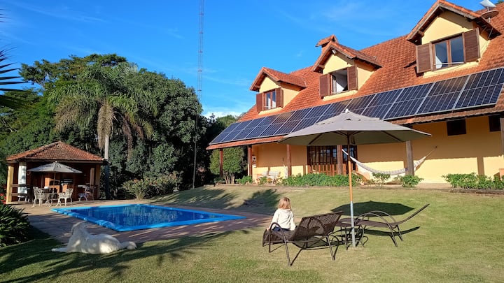 Sítio Piscina Churras Lago Campo Bilhar - Ibiúna