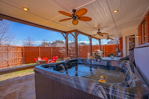Spacious 5BR Escape | Hot Tub, Game Rooms & BBQ