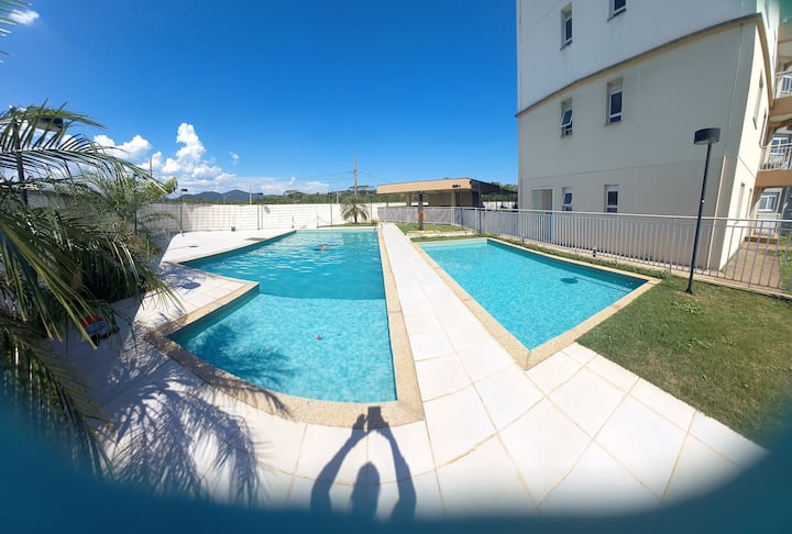 شقة مع حمام سباحة يصل إلى 8 أشخاص. - شقق سكنية للإيجار في إيتانهايم, ساو  باولو, البرازيل - Airbnb