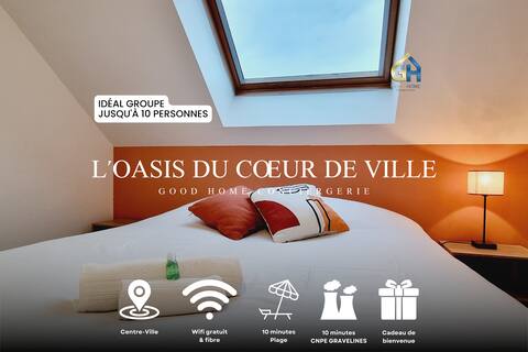 *l 'Oasis du Coeur de Ville - 8 minutes CNPE