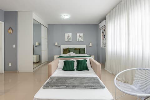 Airbnb em destaque: Alphaville Industrial | Air Conditioning | Kitchen | Parking em Barueri
