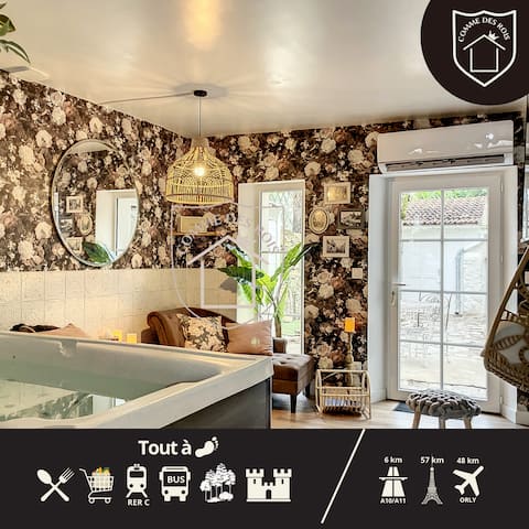 La Romantique des Rois # Jacuzzi # Sauna