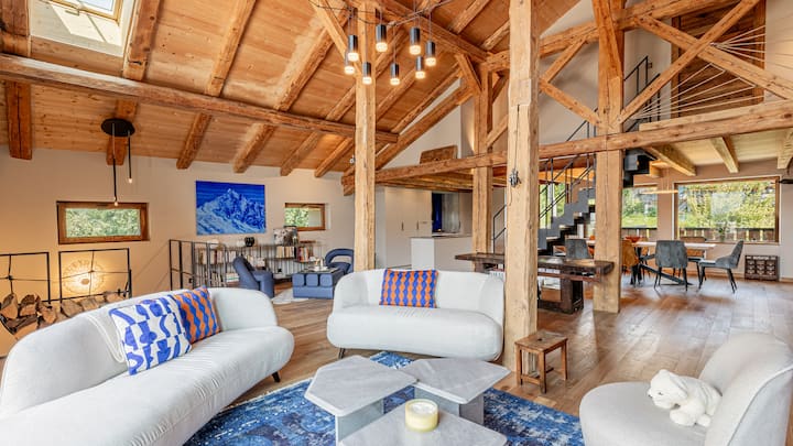 Chalet Luxueux, Vue Mont Blanc à 5 Min Télésiège - Saint-Gervais-les-Bains