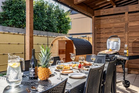 Private Villa with Hot Spring & BBQ/12ppl