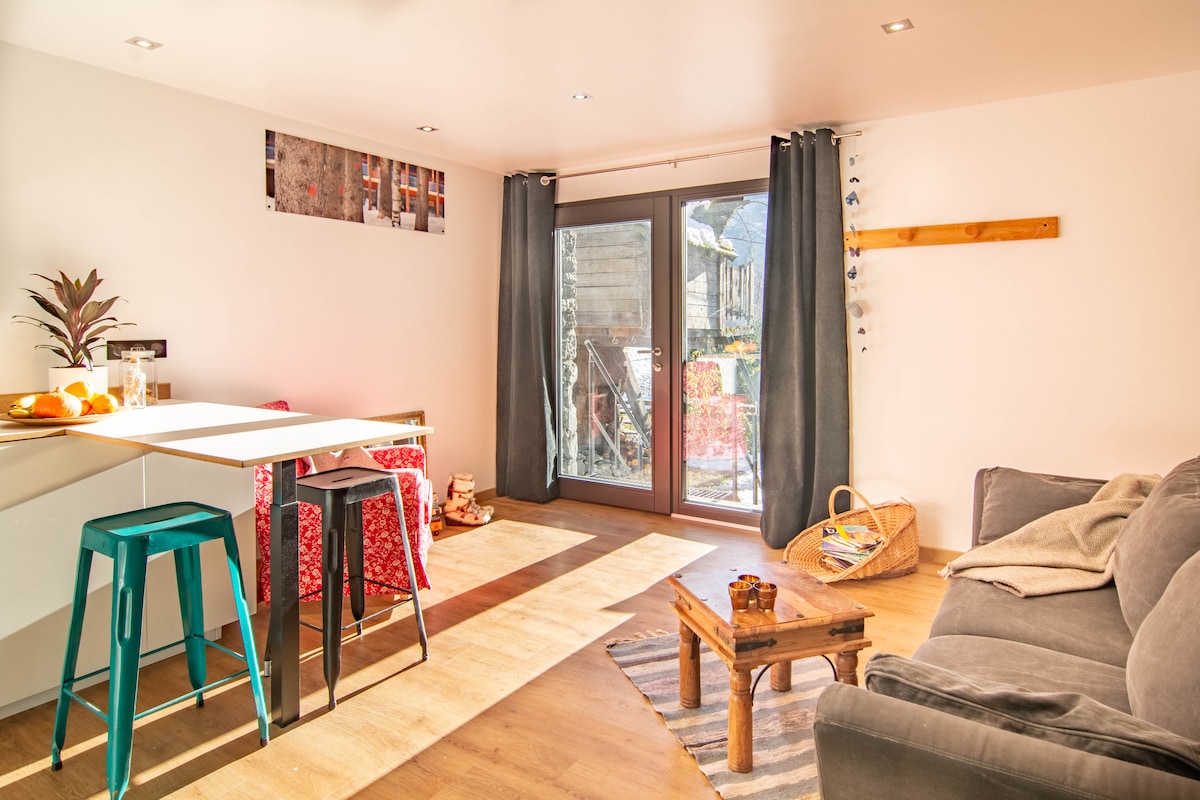 Top performing Airbnb: Yeti's den, charming & quiet 2 room apartment in Bourg Saint Maurice