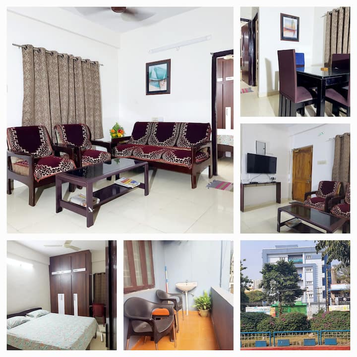 Centrally Located, 3 Bhk Flat, 4 Guests Car Paking - Visakhapatnam