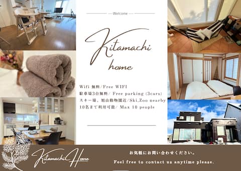 Whole House / 10 ppl/ 3 Parking /Free Wifi!