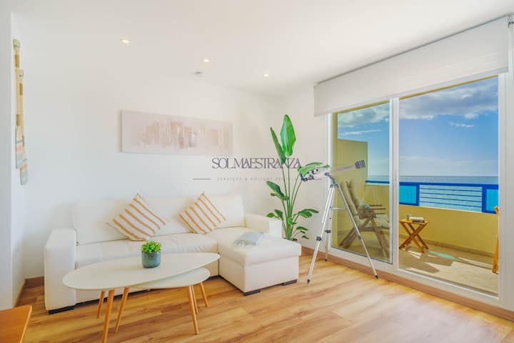 Marbella Beach Front View By Sol Maestranza - Marbella
